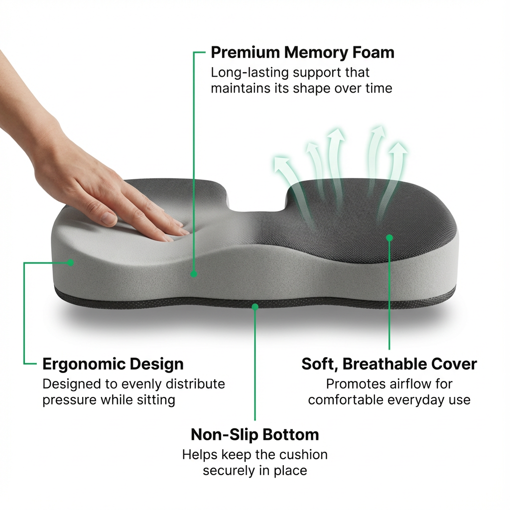 Ergonomic Seat Cushion